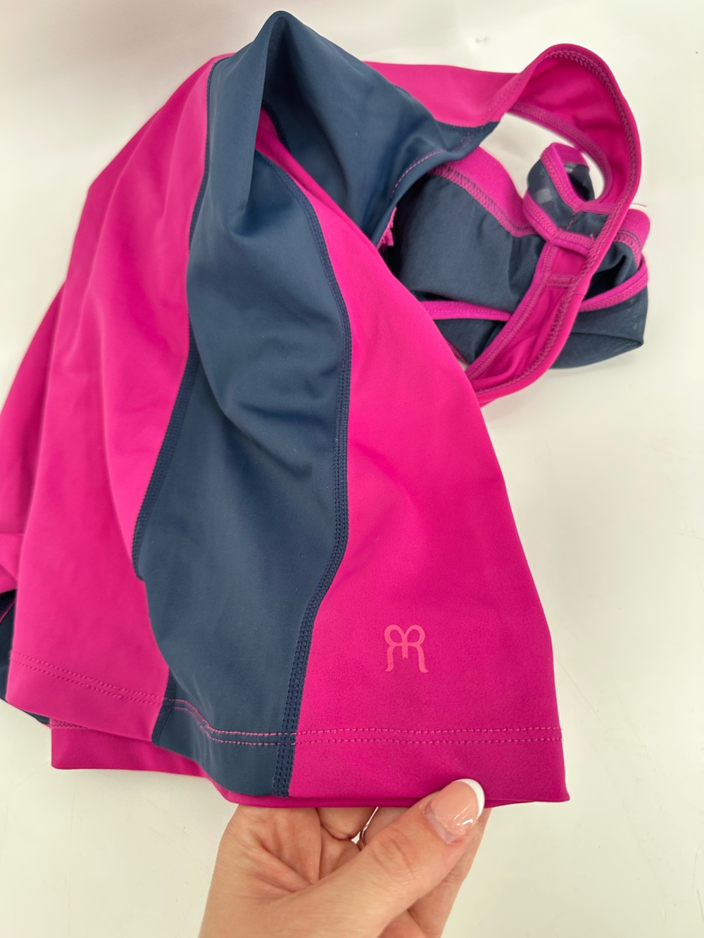 Ruby Ribbon Zip Front Demi Tank Workout Tank Top - Picture 7 of 9